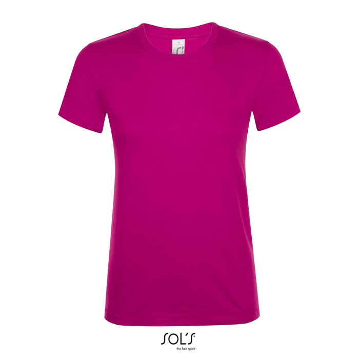 T-shirt promotionnel femme coton 150g - REGENT Fuchsia 1